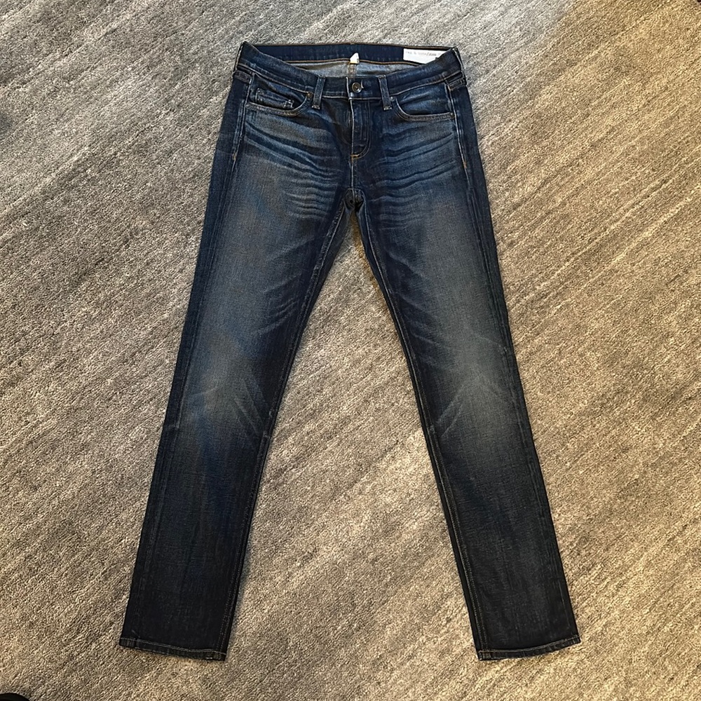 Dark wash Rag and Bone jeans in excellent condition.